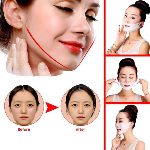 Image of Miracle V-Shaped Slimming Mask (4 Pieces/Set)