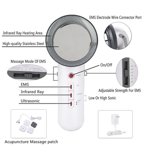 Image of UltraSonic Slimming Cellulite Remover 3 In 1