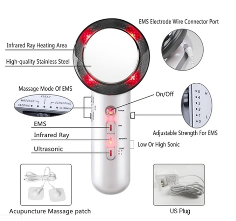 Image of UltraSonic Slimming Cellulite Remover 3 In 1