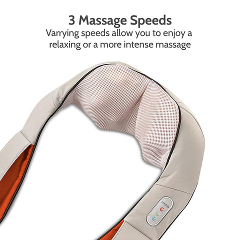 Image of Portable  Cervical Neck, Shoulder, Back, Leg, butt and foot  Heat Massager