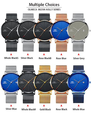 Image of OLMECA Luxury Casual Men and Women Wristwatch